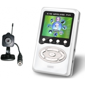 New Mini Wireless Camera and Receiver Recorder W/ Built In 2.5 Inch Screen